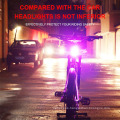 Outdoor Rear Light Auto IPx6 Waterproof USB Rechargeable Mountain Bicycle Tail Light